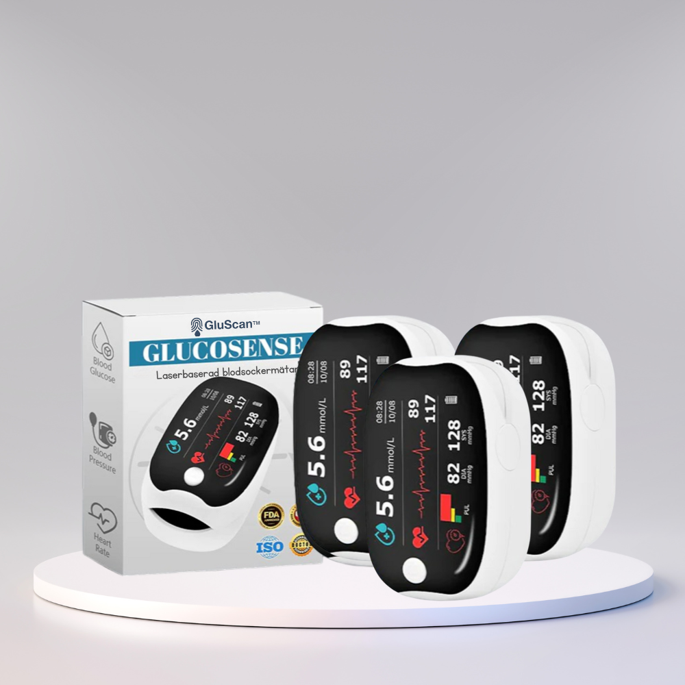 GluScan™ | Schmerzfreie Messung in nur 5 Sekunden